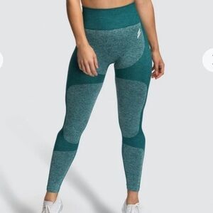 DOYOUEVEN Impact Seamless Leggings Forest Green size XSmall
